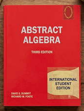 Wiley Abstract Algebra 3rd Int'l Revised Edition Paperback Textbook Dummit Foote picture