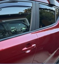 fit:2008-2013 Jeep Liberty 6Pc Pillar Post Trim Cover Carbon Fiber Black picture