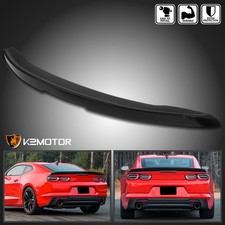 Fits 2016-2020 Chevy Camaro Matte Black 3 Pieces Blade Rear Trunk Wing Spoiler picture