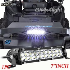 Dual Row 7 INCH LED WORK LIGHT BAR FIT Zero Turn Mowers Gravely PT ZX ZT HD PT Z picture