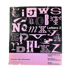 Lettera 2. A Standard Book of fine Lettering. Haab, Haettenschweiler 1963 HCDJ picture