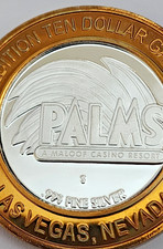 Palms Casino Las Vegas Limited Edition .999 Fine Silver $10 Gaming Token 2005 picture
