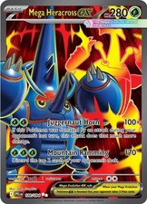 Pokemon Mega Heracross ex 108/094 Phantasmal Flames Ultra Rare Holofoil NM picture