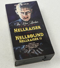 Clive Barker Collection Hellraiser & Hellbound Hellraiser II (VHS) 2 Tape Set picture