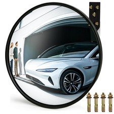 Shatterproof Acrylic Convex Mirror 12 Inch with LifetimeWarranty, Wide Angle Ant picture