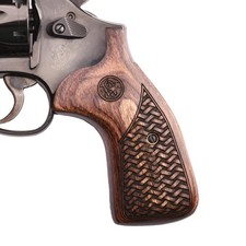 Altamont Real Wood Conversion Grips for S&W K & L Round Butt Revolvers � Alta... picture