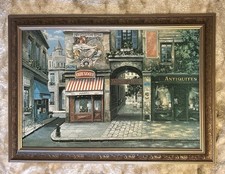 Mark St John Vogue Cafe Paris French Street Framed Art Print Ornate Frame 25x35 picture