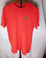 Hurley Men's M Orange Cotton Double-Sided Skull Graphic Crew Neck T-Shirt picture