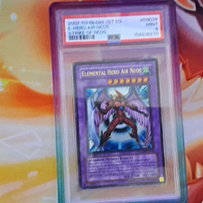 Konami Yu-Gi-Oh PSA 2007 Elemental HERO Air Neos Ultimate Foil 1st STON-EN034 picture