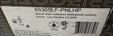 Brizo Baliza Widespread Bathroom Faucet with Pop-Up Drain 65305LF-PNLHP picture