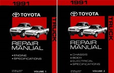 1991 Toyota Pickup Factory Shop Service Manual picture