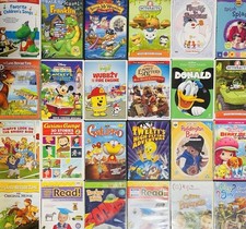 25 Wholesale RANDOM KIDS / TODDLERS ANIMATED CARTOONS /MOVIES & EDUCATIONAL DVDs picture