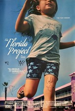 The Florida Project Original Movie Poster Signed By Sean Baker Willem Dafoe A24 picture