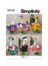 SS3158OS Summer Clothes for Porch and Lawn Geese Sewing Pattern Packet Design picture