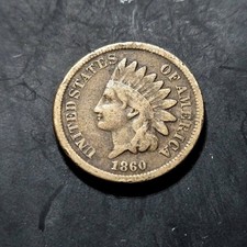 1860 Indian Head Penny, Sharp Condition  picture
