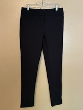 NWT Loft Navy Curvy Skinny Dress Pants Size 10T picture
