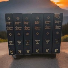 Matthew Henry's commentary on the whole Bible. 6 Volumes Complete  picture