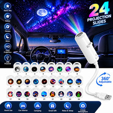 Plug and Play HD Star Projector Night Light, USB Galaxy Ocean Ceiling Projector picture
