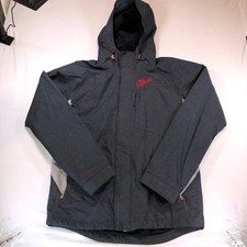 The Hundreds Brand of Brothers Hooded Jacket Grey Mens Large Streetwear Zip Up picture