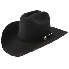 Stetson Buffalo Collection 4X Apache Black Felt Hat SBAPCH-754007 picture