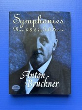 Bruckner - Symphonies Nos. 6 & 8 - Dover Study Score PB VG picture