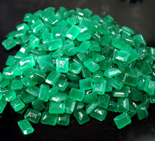 50 Ct Natural Certified Emerald Cut Colombian Green Emerald Lot Loose Gemstone picture