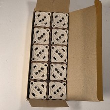 Vintage Hubbell 50715 Cleat Receptacle Porcelain qty 10 new 660 watts 250 volts picture