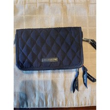 Vera Bradley RFID 3-in-1 Crossbody Wallet Bag • Classic Navy Quilted Microfiber picture