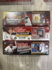 2015 2016 2017 Topps Sealed Complete Factory Set Lot  RYAN TROUT JETER RELIC picture