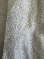 Rachel Ashwell White Lace Curtains panels Romantic Farmhouse Cottage  picture