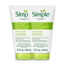 Simple Kind To Skin Moisturizing Facial Wash - 2 pc Facial Cleanser picture