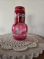 Fenton 100th Anniversary Mary Gregory Tumble Up Set signed and numbered picture