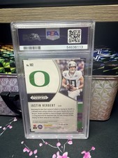 2020 Panini Prizm Draft Picks -  Rookies Justin Herbert #102 Silver Prizm (RC) picture