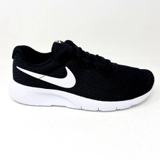 Nike Tanjun Black White GS Grade School Kids Running Shoes 818381 011 picture