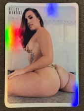 Kelsi Monroe - Holographic Stickers TCG Sized - Adult Porn Star Print picture