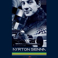 AFX 22112 Ayrton Senna Lotus Limited Edition HO Slot Car Racing Set pi. picture