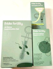Frida Fertility at-Home 3Pc Kit Insemination Set Conception Aid Cup & Supplement picture