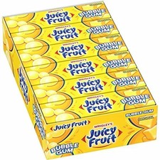 JUICY FRUIT - Original Bubble Chewing Gum, 5 piece pack - 18 Packs picture