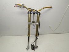 97-99 HONDA CR 250 CR 250R OEM FRONT FORKS FRONT END TRIPLE TREES BRAKES & BARS picture