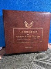 Golden Replicas Of United States Stamps Set of 36 22k Gold picture