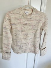 Club Monaco Donegal Cropped Sweater Women’s XS Cabincore Fall Wool Blend picture