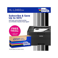 Brother HLL2460DW Wireless Black & White Laser Printer Auto 2-Sided Print New picture