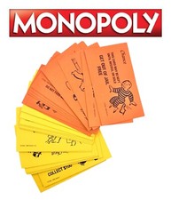 Monopoly Chance and Community Chest Cards - Complete Sets picture