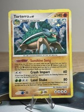 Torterra 11/100 Holo Rare Stormfront Pokemon Diamond Pearl Platinum Card picture