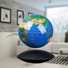 Magnetic Levitation Floating Globe Light LED World Map Rotating Night Lamp NEW picture