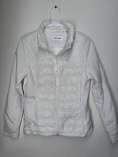 Calvin Klein Women’s White Quilted Hybrid Puffer Jacket picture