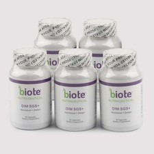 1-5x Nutraceuticals B'iote DIM SGS + - Hormone + Detox (60 Caps EACH /Exp /28 picture