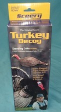 NOS ED Sceery Standing JAKE & stake Turkey Decoy life size 3D INFLATABLE TKD-J picture