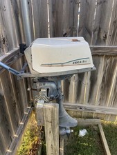 5 Horse Power HP Sears Eska Outboard Boat Motors Vintage Running. See Photos picture