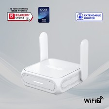 ASUS RT-BE58 Go Dual-Band Wi-Fi 7 Travel Router, 3.6 Gbps, USB-C Powered, picture